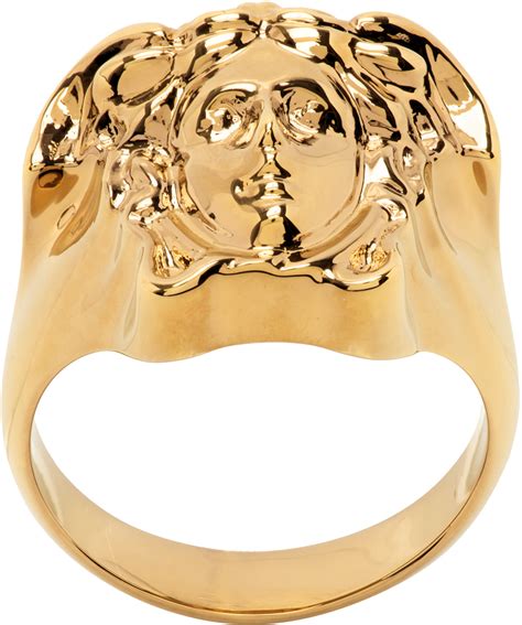 versace rapper medusa ring|Versace ring size.